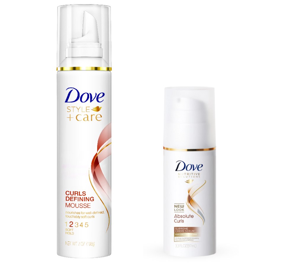 Dove Style+Care Curls Defining Mousse and Serum