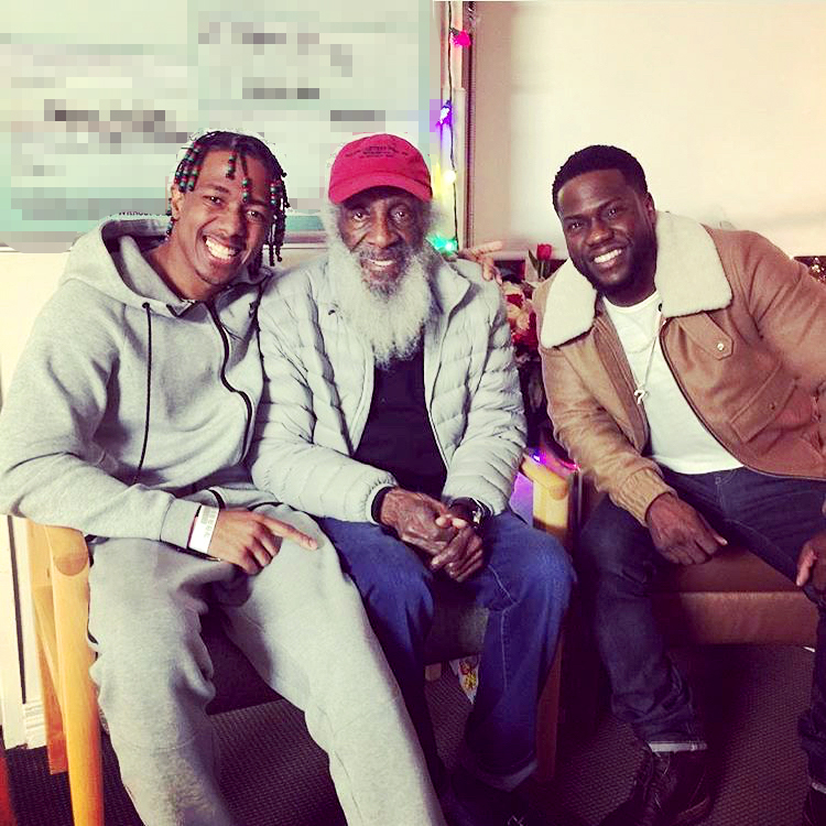 Nick Cannon, Dick Gregory and Kevin Hart