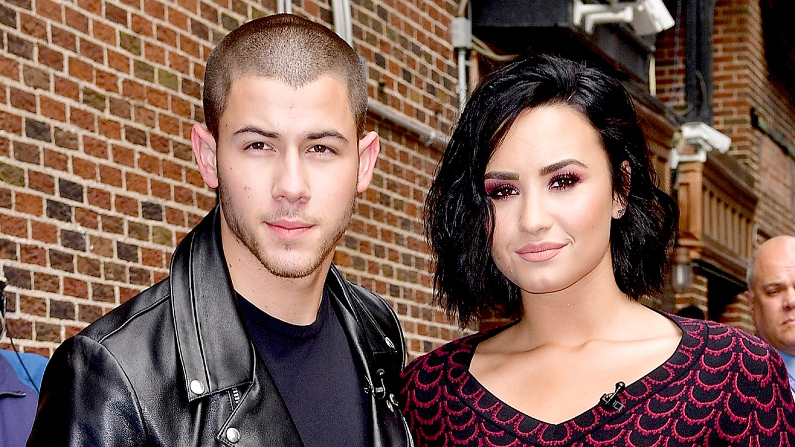 Nick Jonas and Demi Lovato visit 'The Late Show With Stephen Colbert' at the Ed Sullivan Theater on June 16, 2016, in New York City.