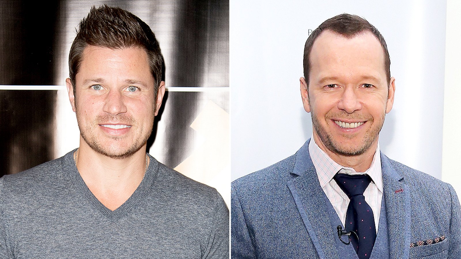Nick Lachey and Donnie Wahlberg
