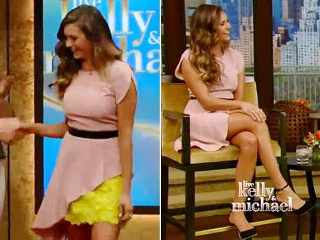 nina dobrev on live with kelly and michael