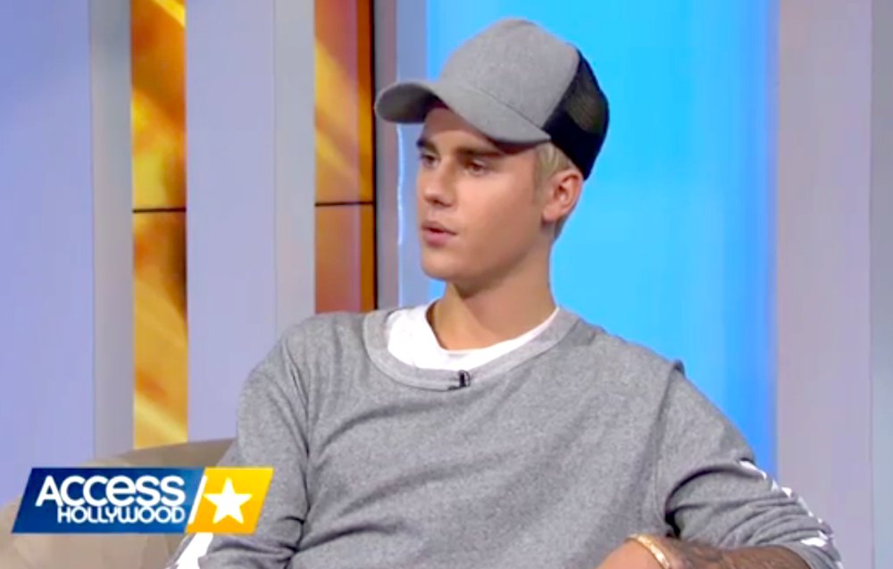 Justin Bieber on ‘Access Hollywood’