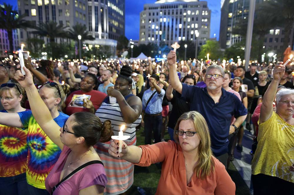 Vigil for the victims of the Pulse nightclub shooting