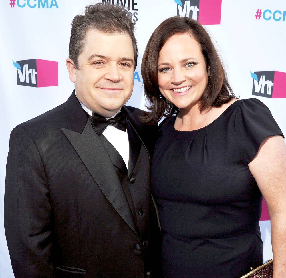 Patton Oswalt and Michelle McNamara arrive at the 17th Annual Critics' Choice Movie Awards held at the Hollywood Palladium on Jan. 12, 2012, in Los Angeles.