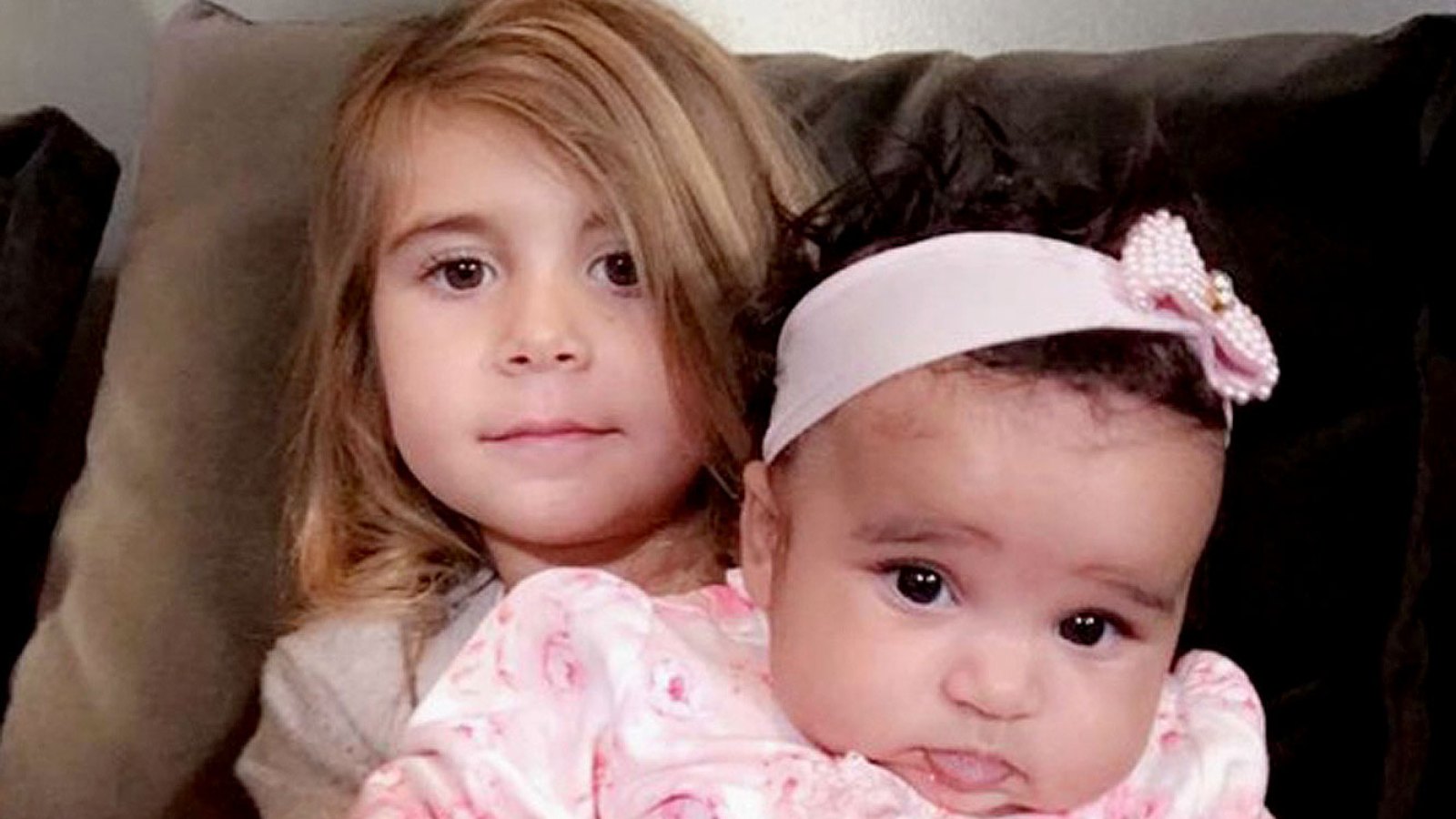 Penelope Disick holds Dream Kardashian in a snap that Rob posted.