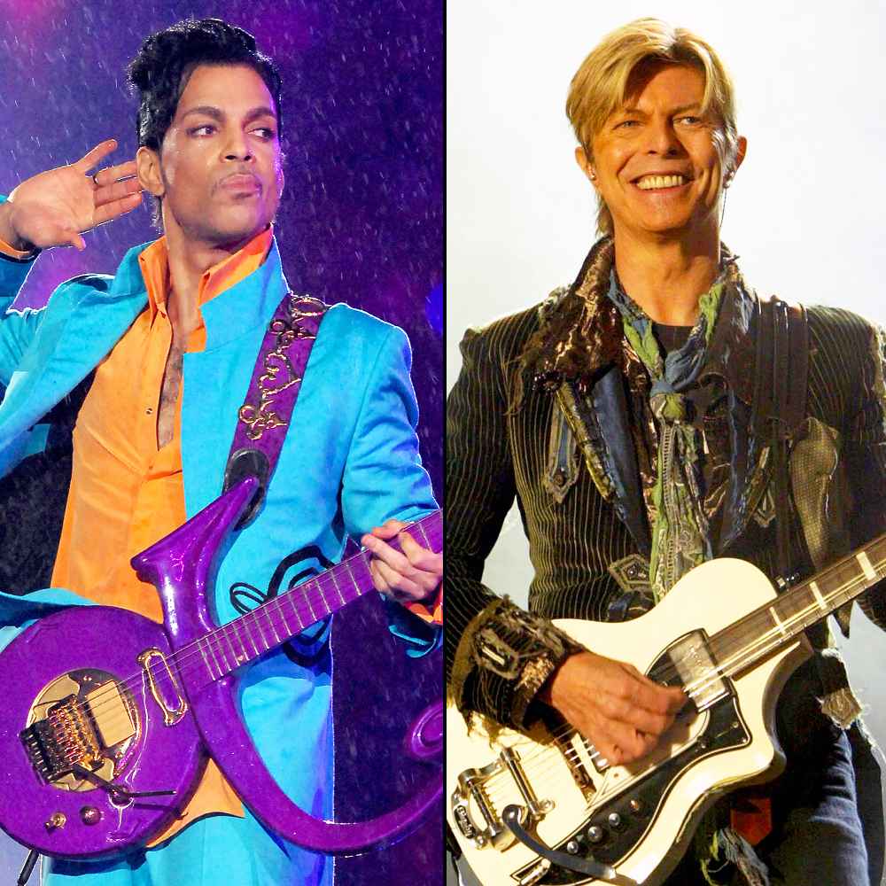 Prince and David Bowie