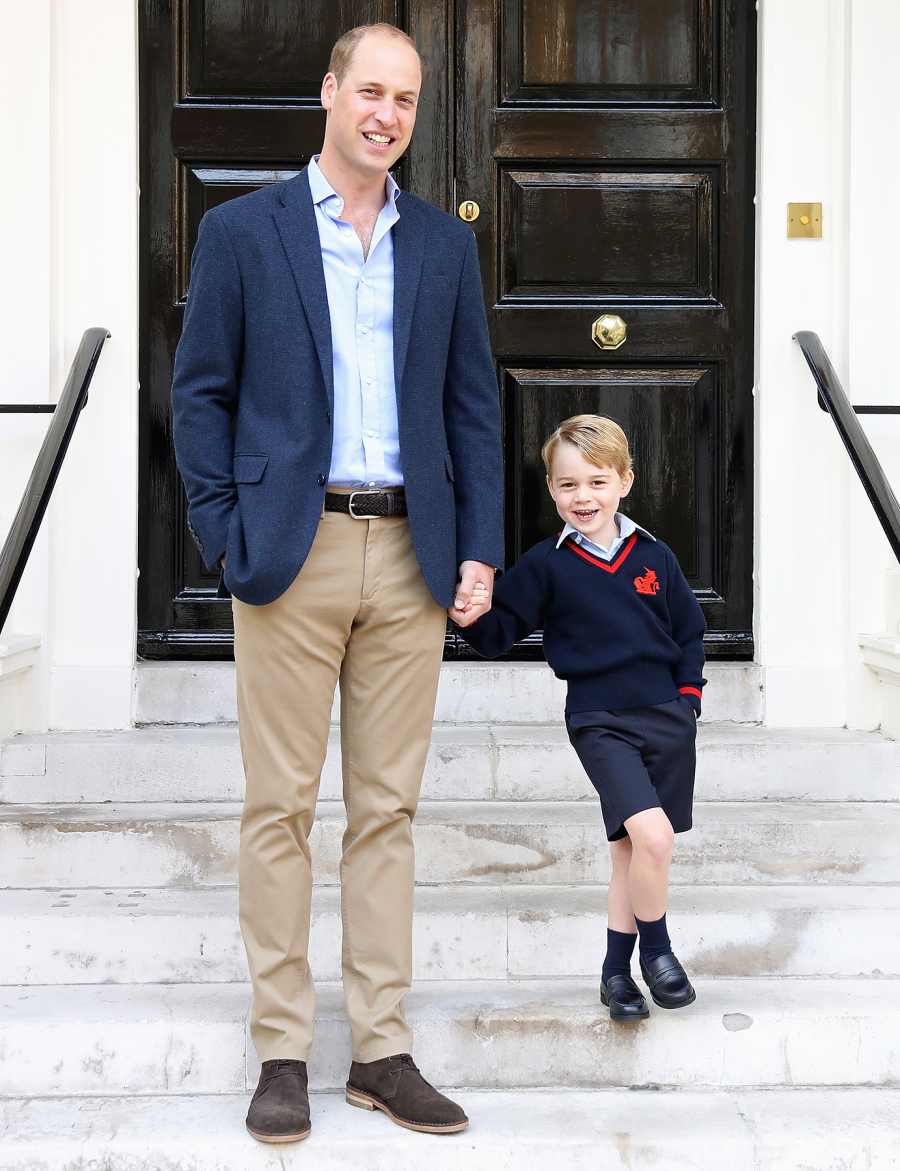 Prince William Prince George first day of school