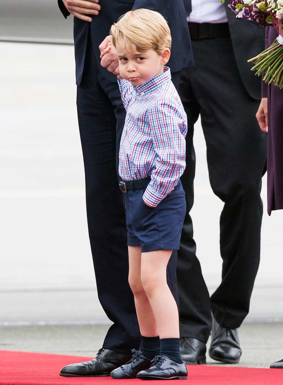 Prince George Warsaw Poland grumpy