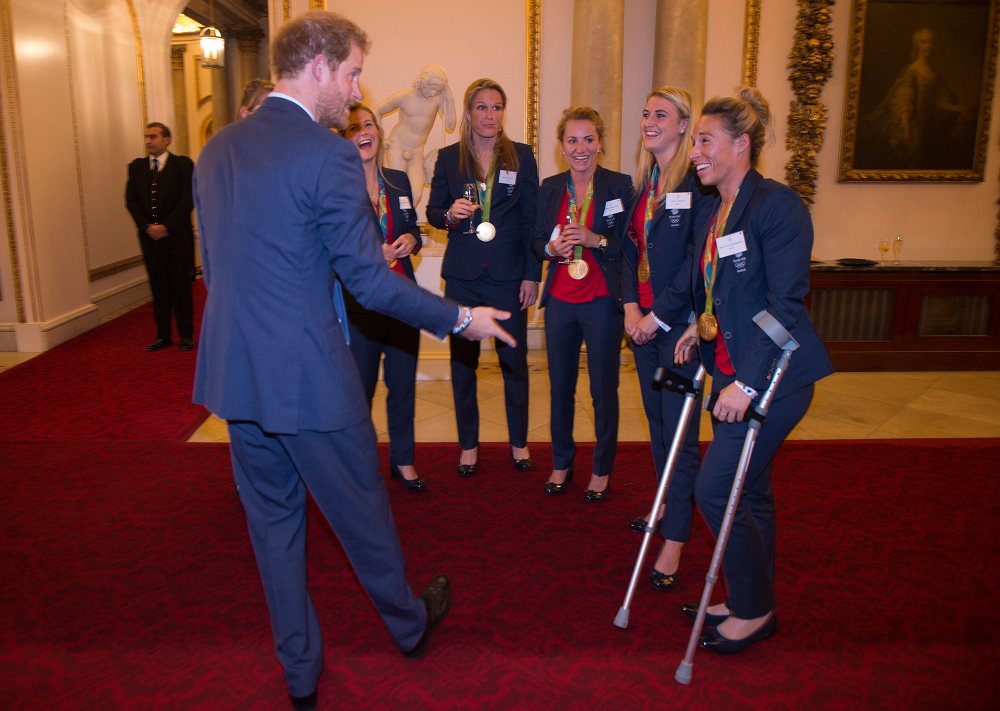 Prince Harry gets flirty with British Olympian Susannah Townsend