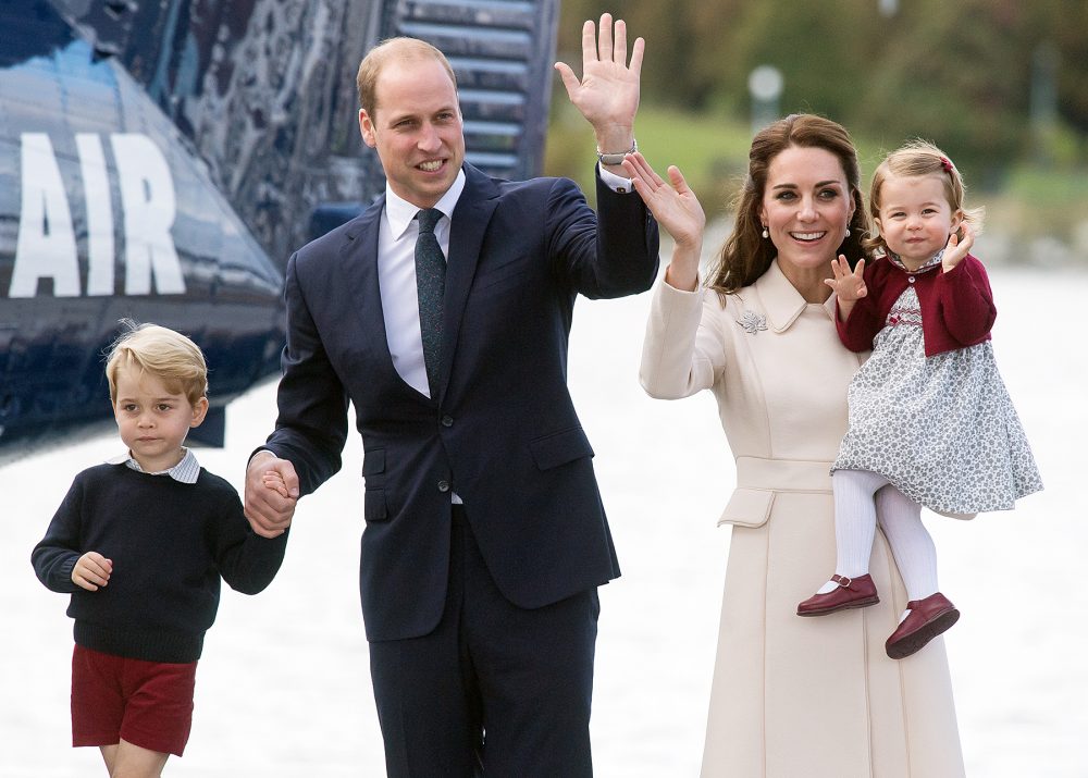 Prince George Prince William Kate Middleton Princess Charlotte