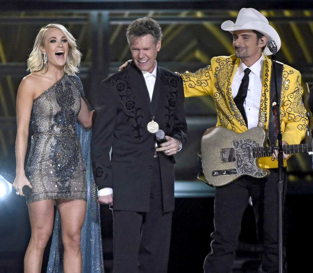 Randy Travis and Carrie Underwood and Brad Paisley