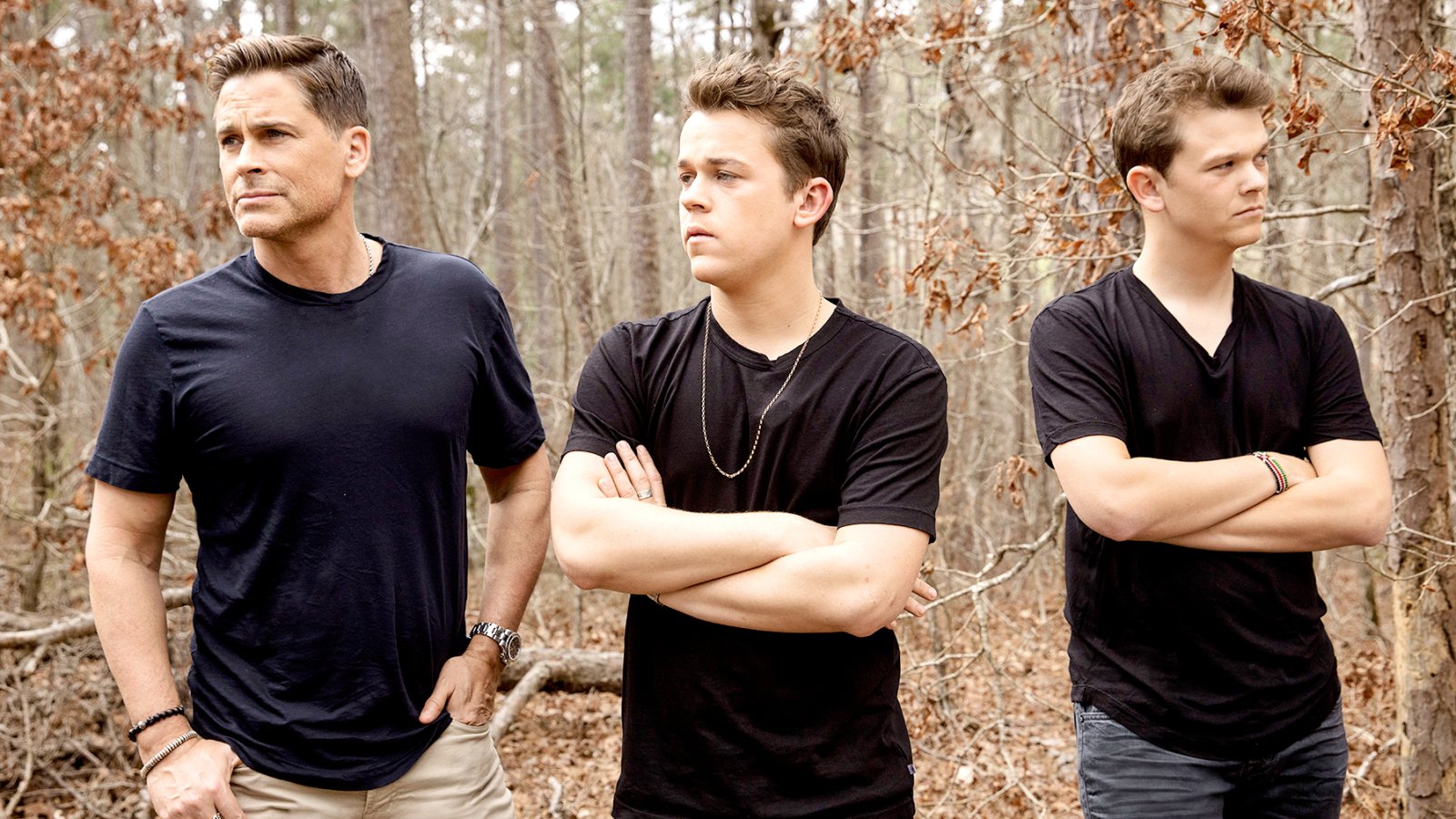 Rob Lowe and his sons John Owen and Matthew star in "The Lowe Files"