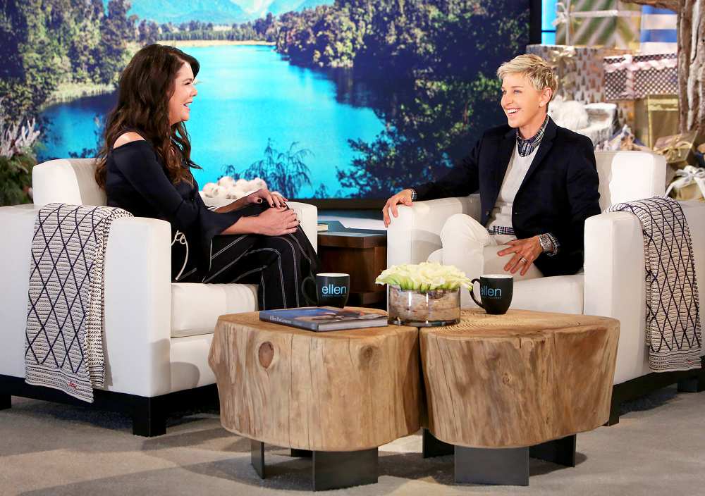 Lauren Graham and Ellen DeGeneres