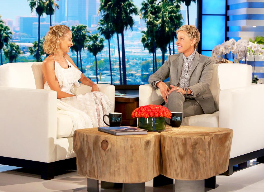 Nicole Richie and Ellen DeGeneres