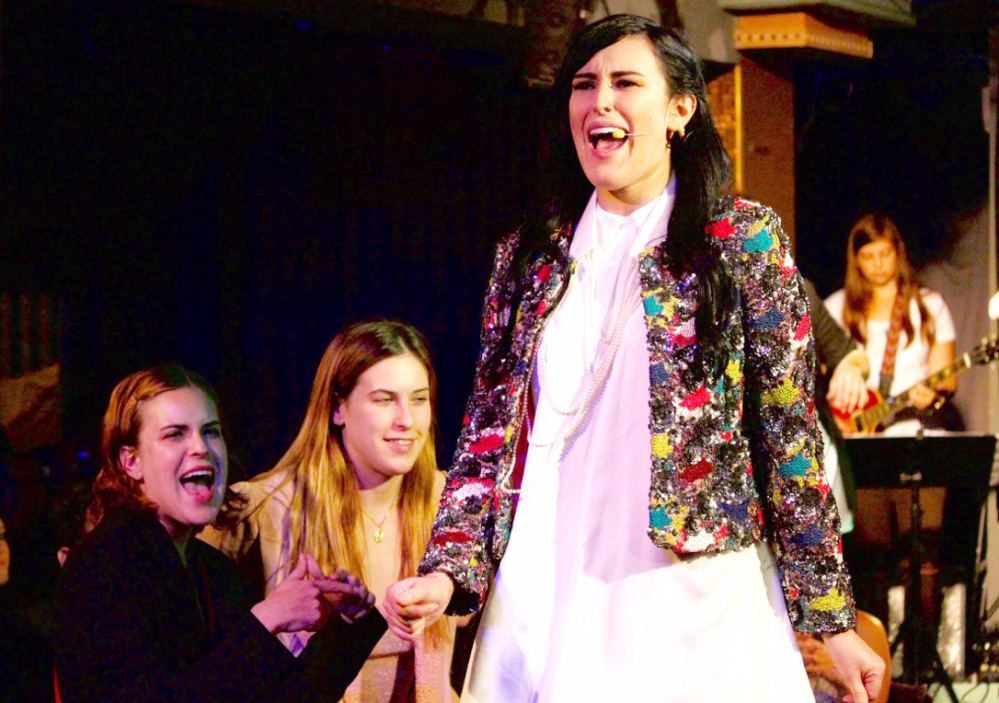 Rumer Willis as Andy Sachs in The Unauthorized Musical Parody of The Devil Wears Prada in L.A.