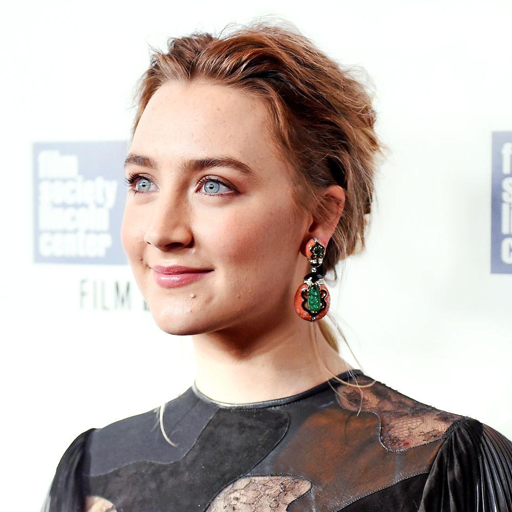 Saoise Ronan attends the 53rd New York Film Festival Premiere of