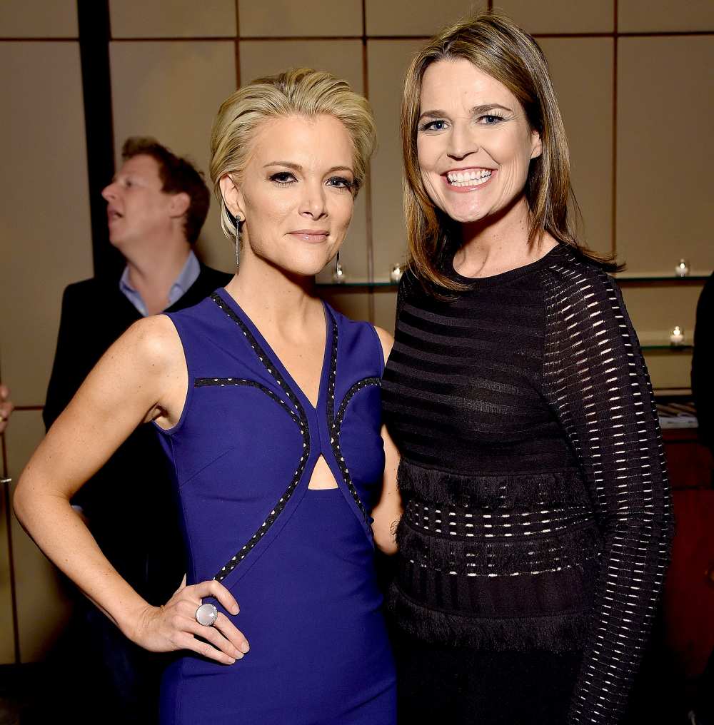 Megyn Kelly and Savannah Guthrie attend The Hollywood Reporter's 5th Annual 35 Most Powerful People in New York Media on April 6, 2016 in New York City.