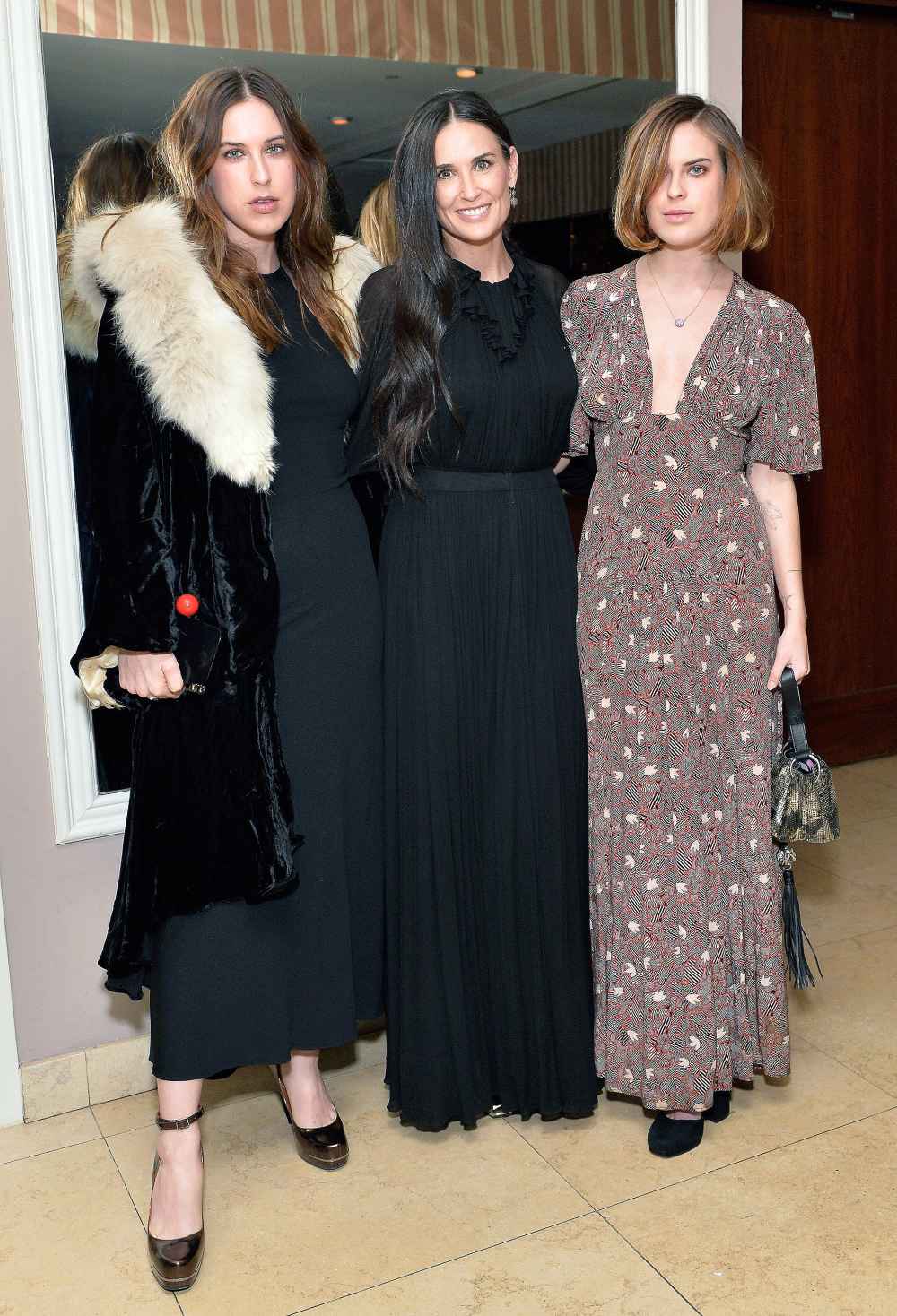 Scout Willis, Demi Moore and Tallulah Willis