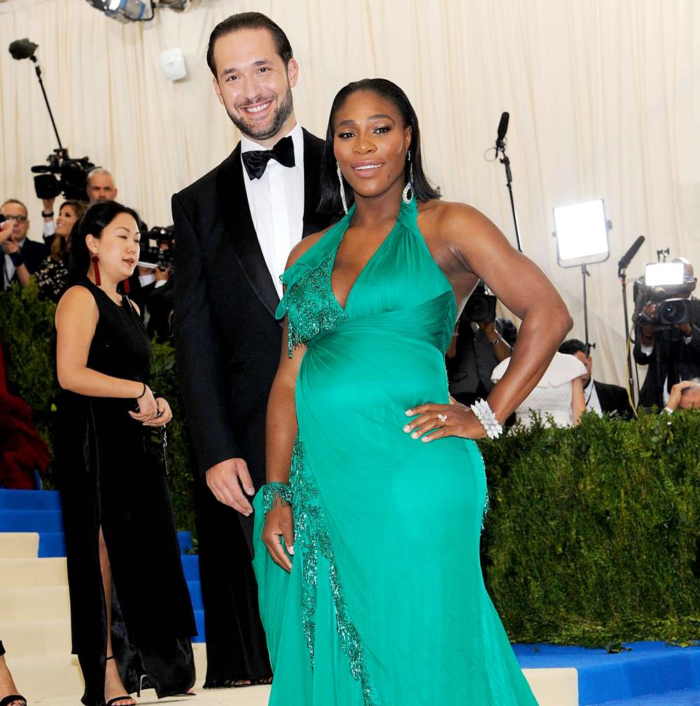 Serena Williams and Alexis Ohanian attends "Rei Kawakubo/Comme des Garcons: Art Of The In-Between" Costume Institute Gala - Arrivals at Metropolitan Museum of Art on May 1, 2017 in New York City.