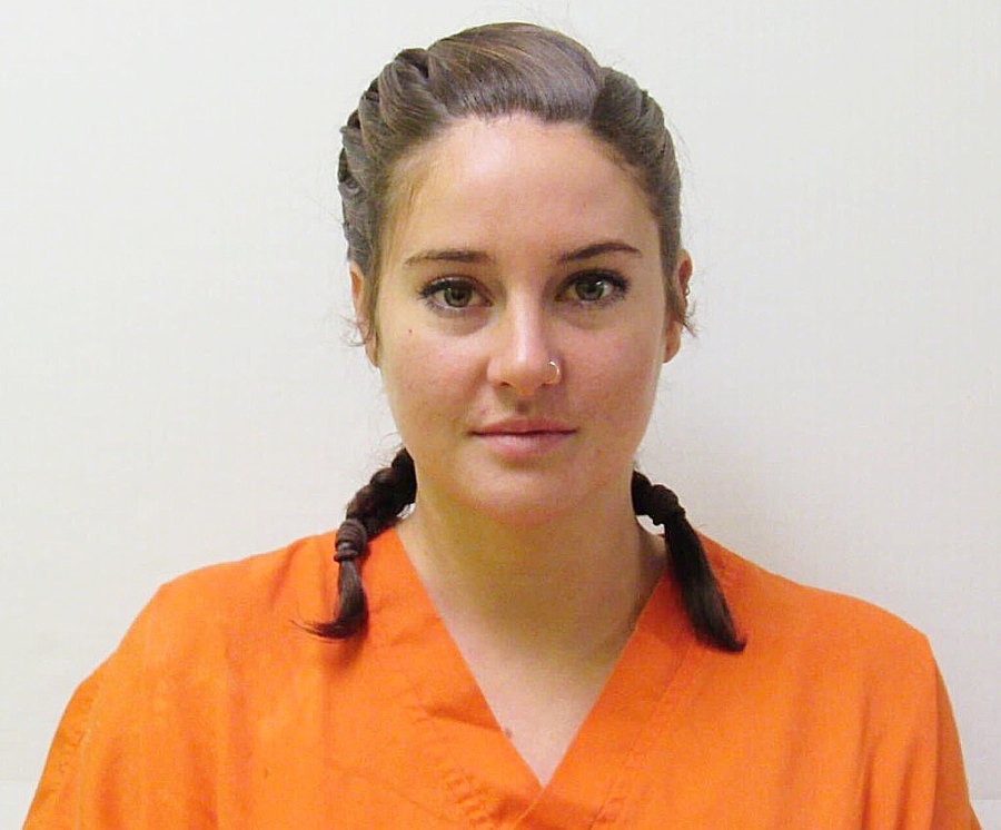 Shailene Woodley mugshot