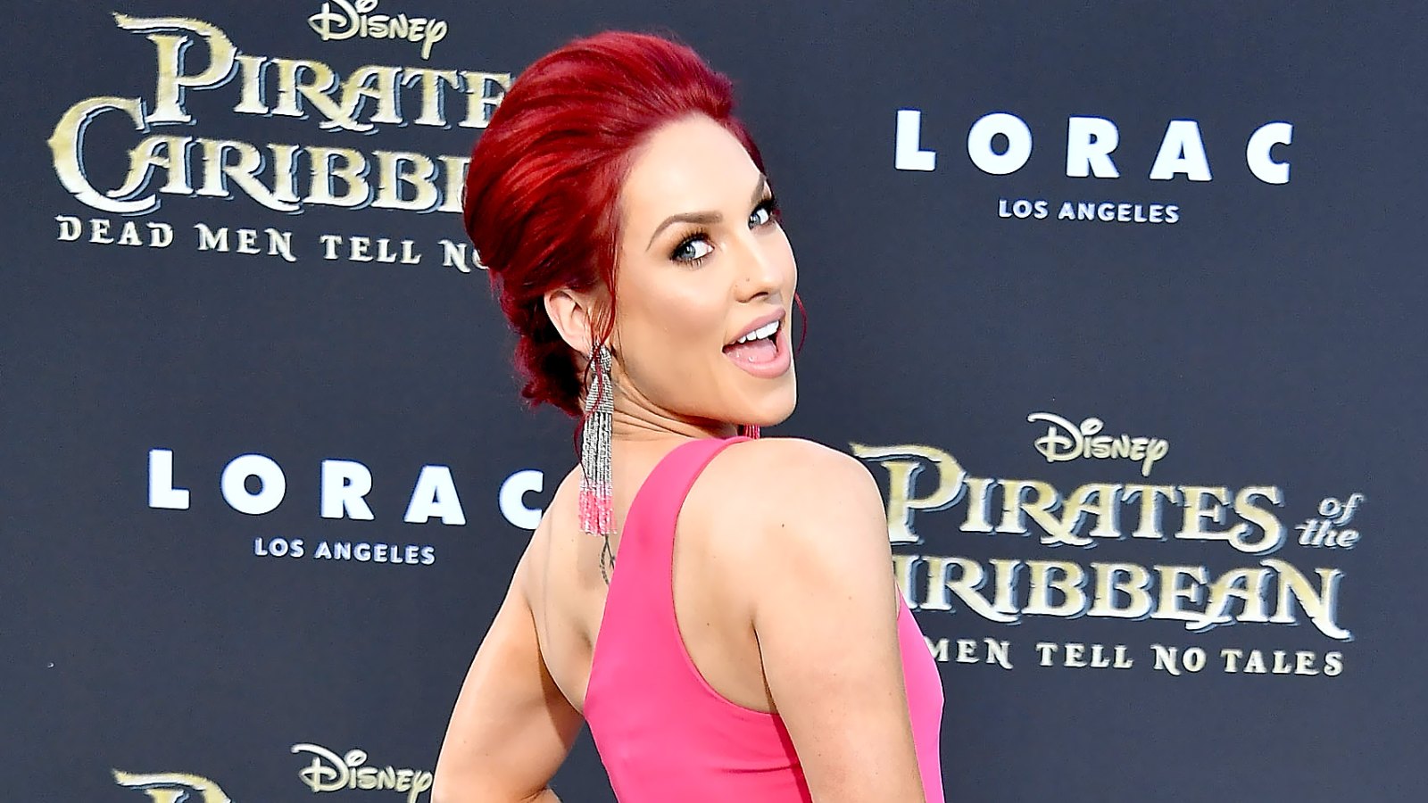 Sharna Burgess arrives at the premiere of Disney's 'Pirates of the Caribbean: Dead Men Tell No Tales' at Dolby Theatre in Hollywood on May 18, 2017.