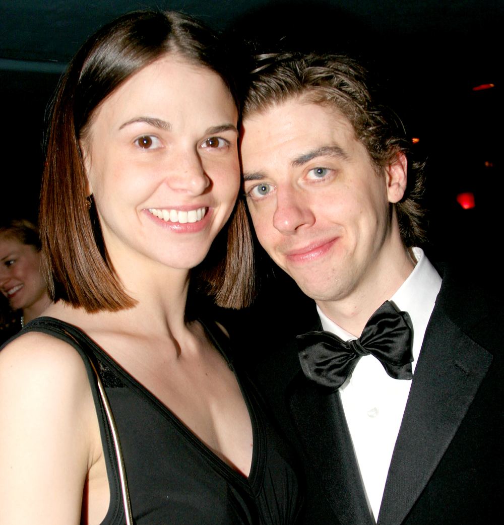 Sutton Foster and Christian Borle in 2005.