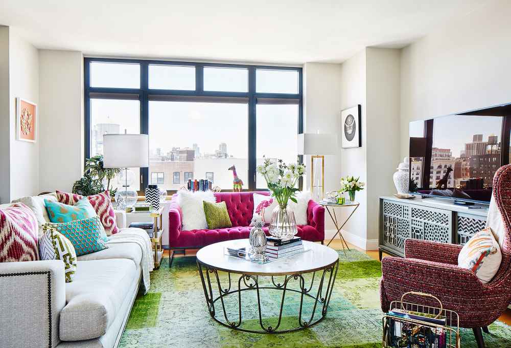 Sutton Foster's living room