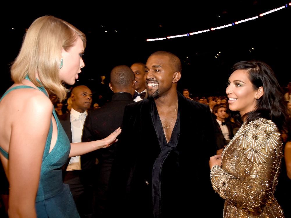 Taylor Swift, Kanye and Kim Kardashian