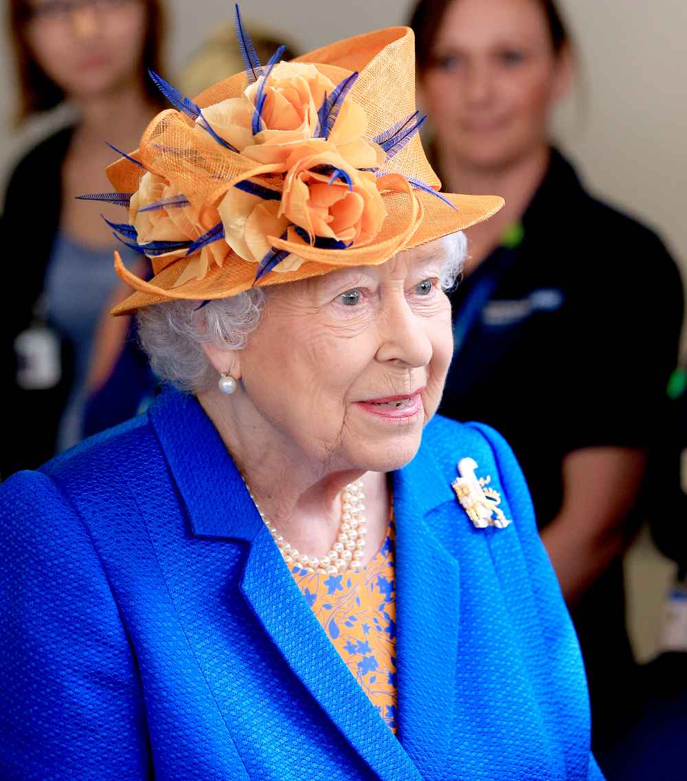 Queen Elizabeth II during a visit to the Royal Manchester Children's Hospital on May 25, 2017 in Manchester, England.