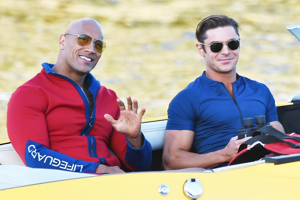 The Rock and Zac Efron