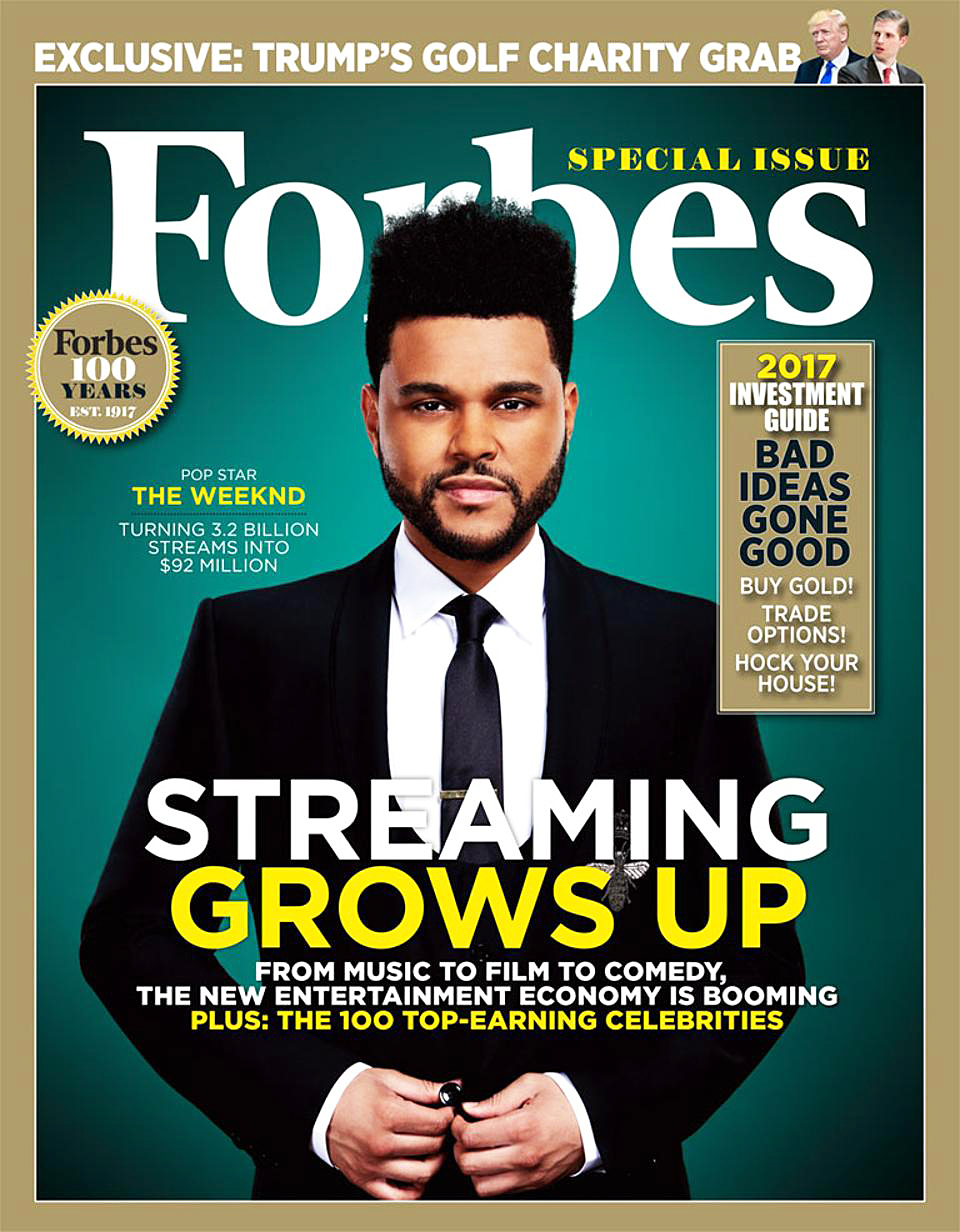 The Weeknd Forbes cover