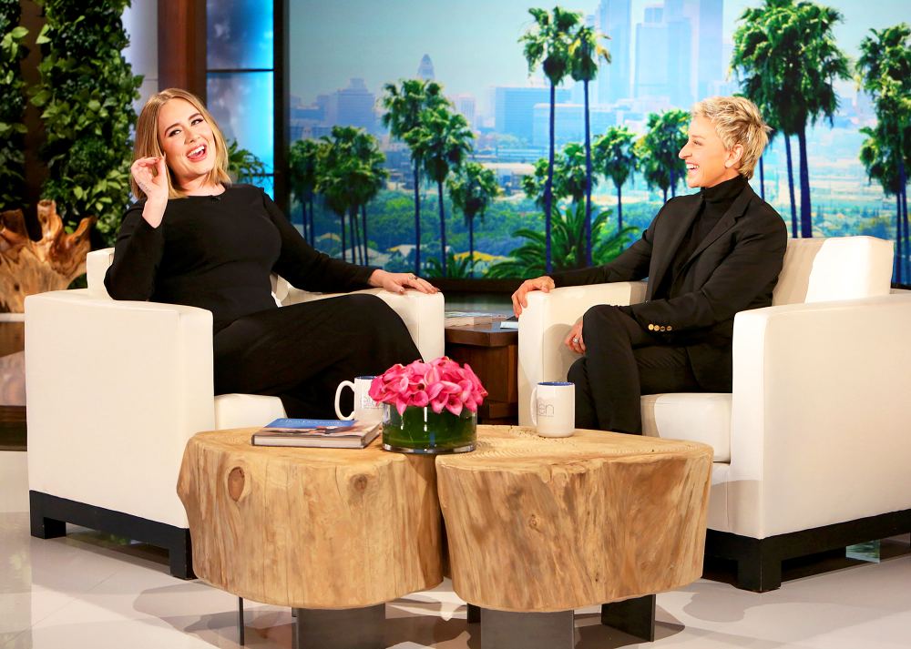 Adele and Ellen DeGeneres