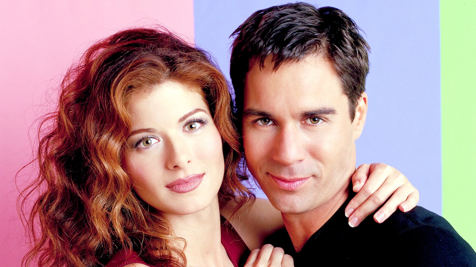 Debra Messing as Grace Adler and Eric McCormack as Will Truman on Will & Grace