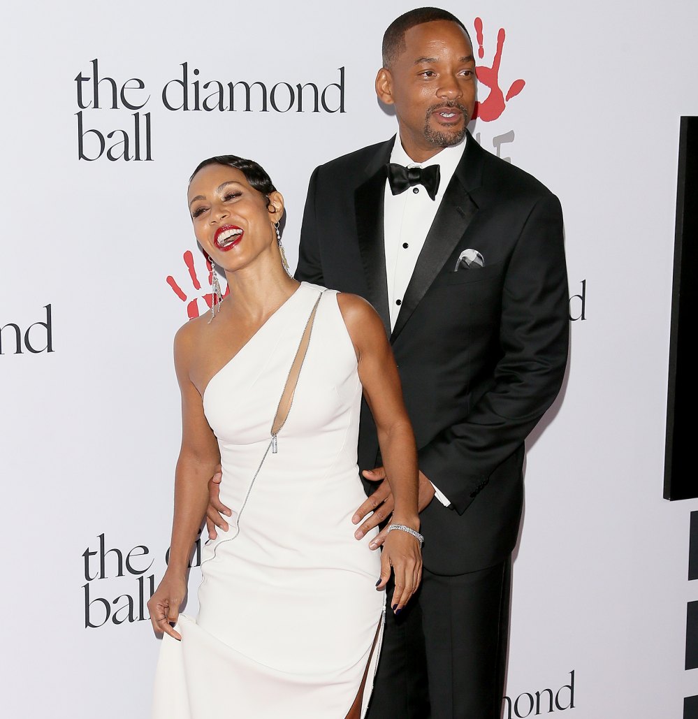 Jada Pinkett Smith and Will Smith attend the 2nd Annual Diamond Ball hosted by Rihanna and the Clara Lionel Foundation at The Barker Hanger on Dec. 10.