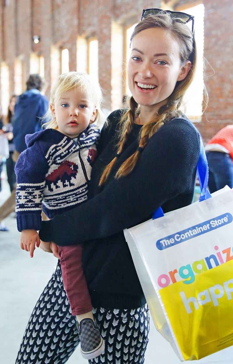 Olivia Wilde with son