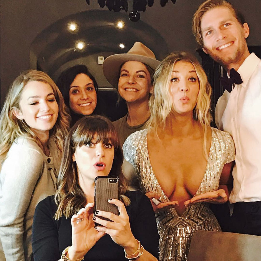 Kaley Cuoco Jokes About Her 'Globes' in Cleavage-Baring Dress | Us Weekly Kaley Cuoco Jokes About Her 'Globes' in Cleavage-Baring Dress | Us Weekly