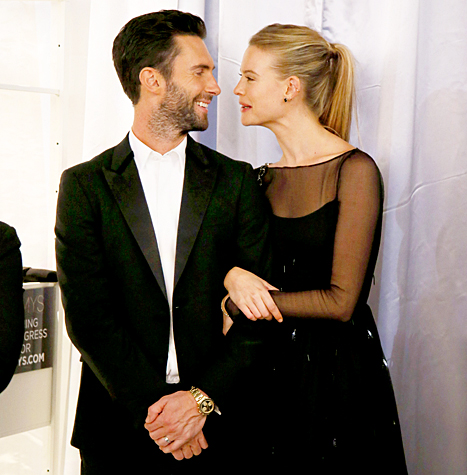 Adam Levine and Behati Prinsloo