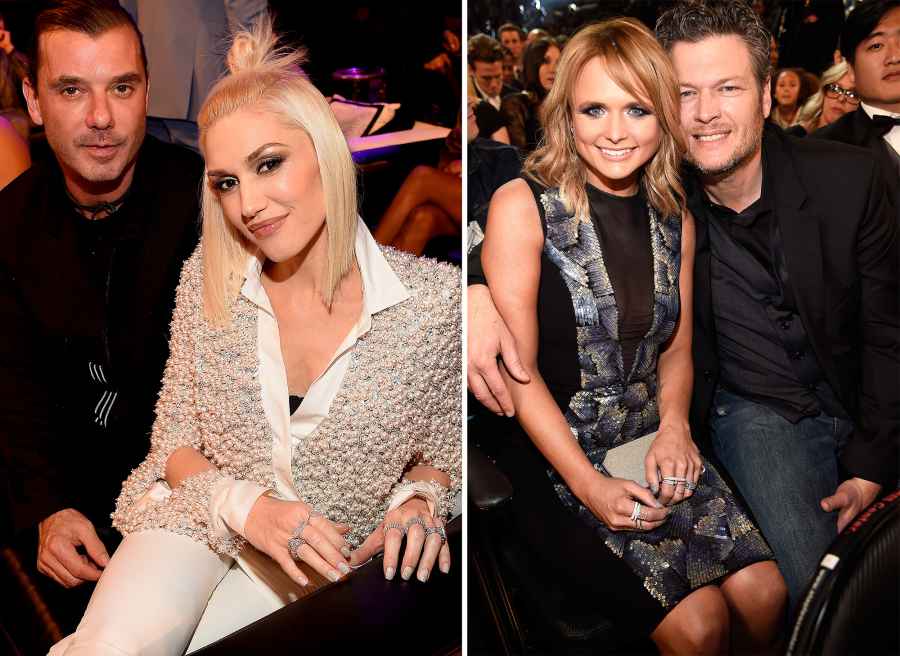 Blake Shelton Gwen Stefani Gavin Rossdale Miranda Lambert