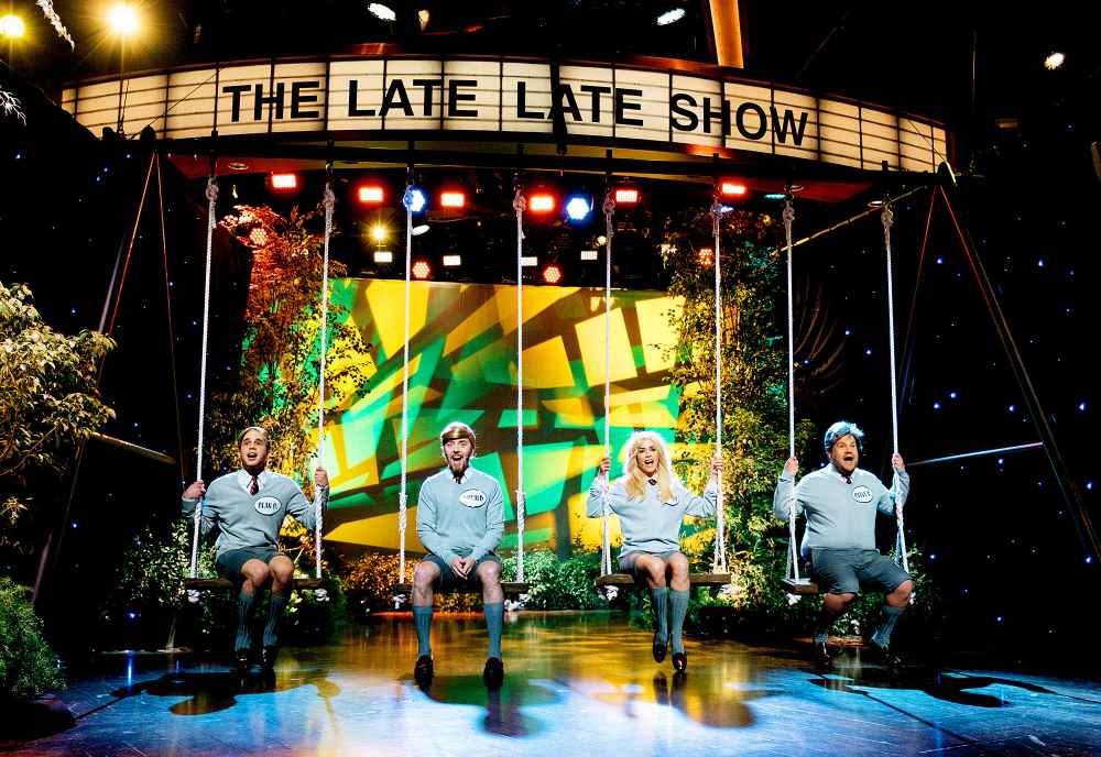 Ben Platt, Abigail Spencer, Tim Minchin and James Corden