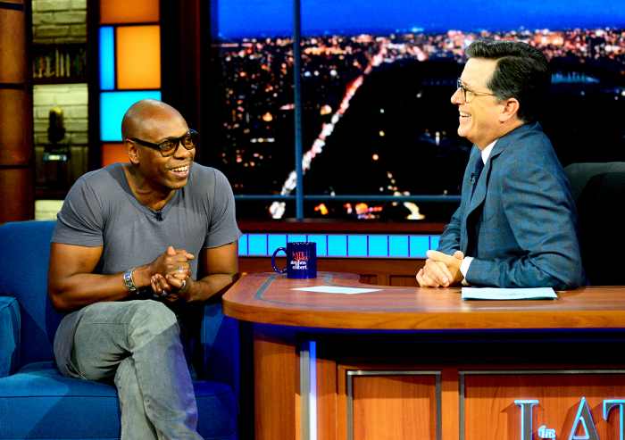 David Chappelle and Stephen Colbert