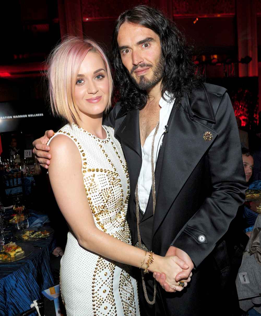 Katy Perry and Russell Brand