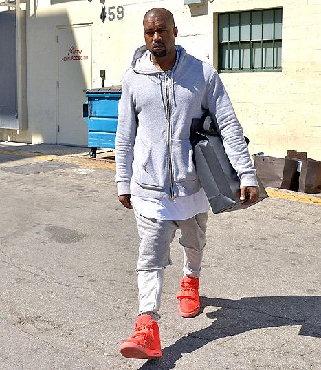 Kanye Picture: North West's Dad Shopping in Beverly Hills