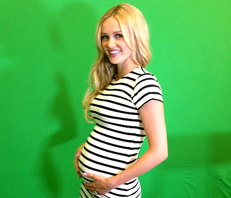 Ambyr Childers is pregnant with her second child.