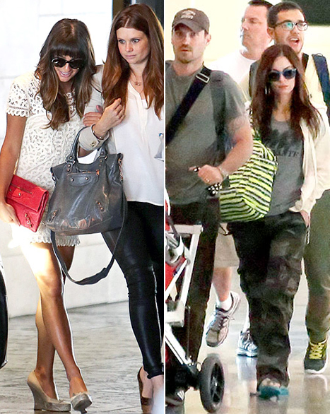 Lea Michele attends Jamie-Lynn Sigler's baby shower; Megan Fox.