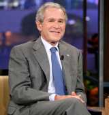 Former president George W. Bush during an interview on Nov. 18, 2010.