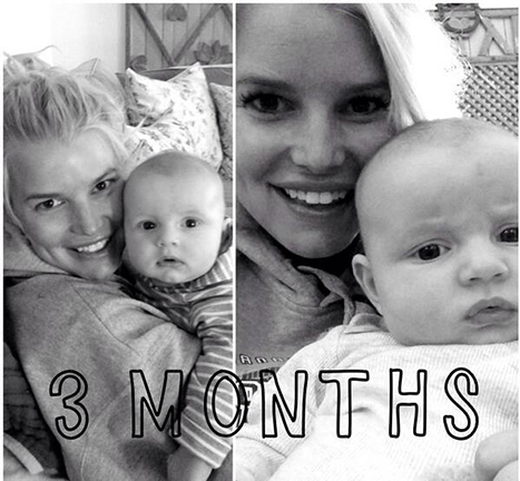 Jessica Simpson and baby Ace