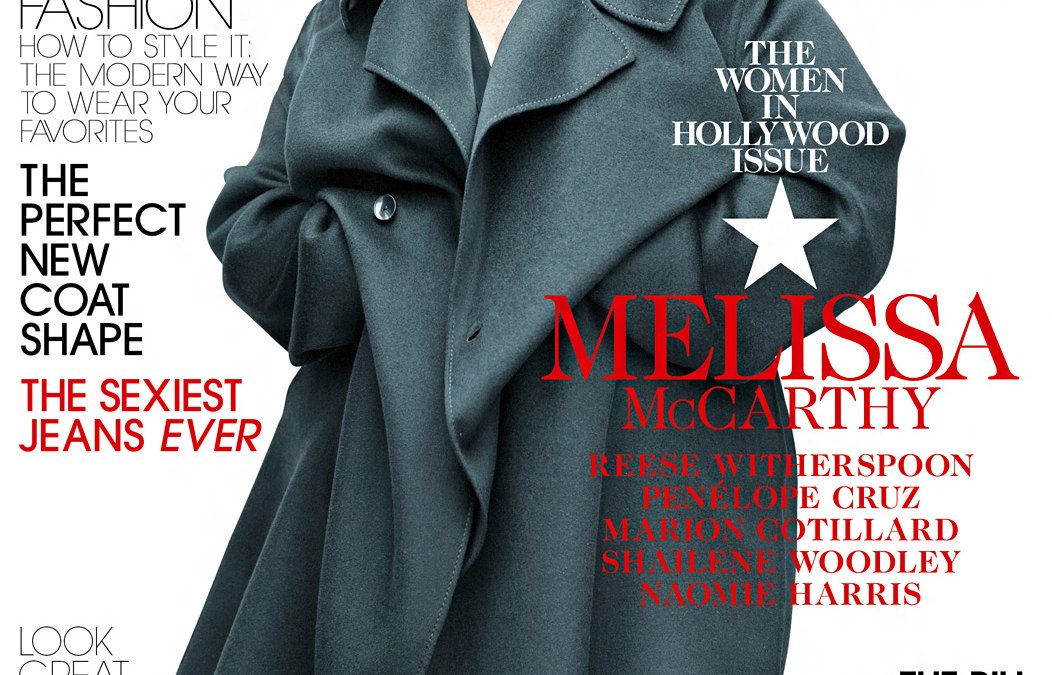 Melissa McCarthy on the cover of Elle magazine
