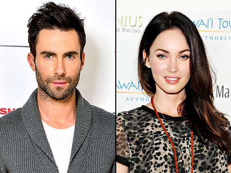 Adam Levine and Megan Fox