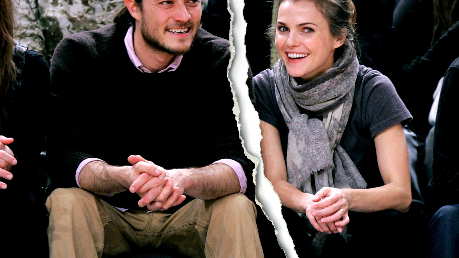 Keri Russell and Shane Dreary at Madison Square Garden on Dec 10, 2007