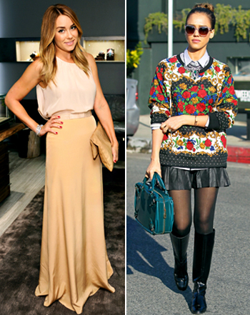 Lauren Conrad and Jessica Alba: Get Their Look for Under $50